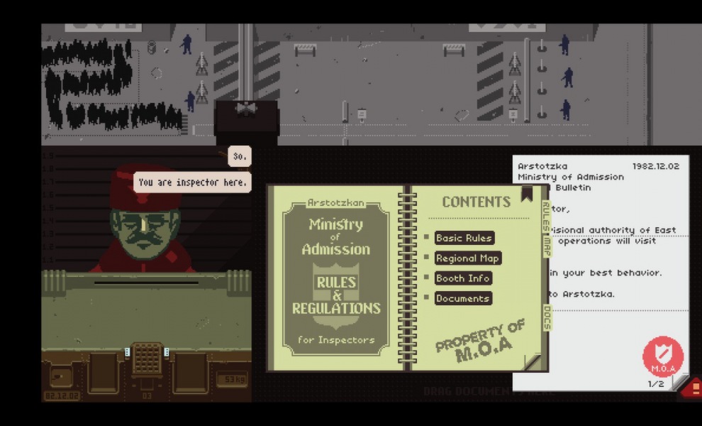 Papers, Please dorazí už i na Vitu