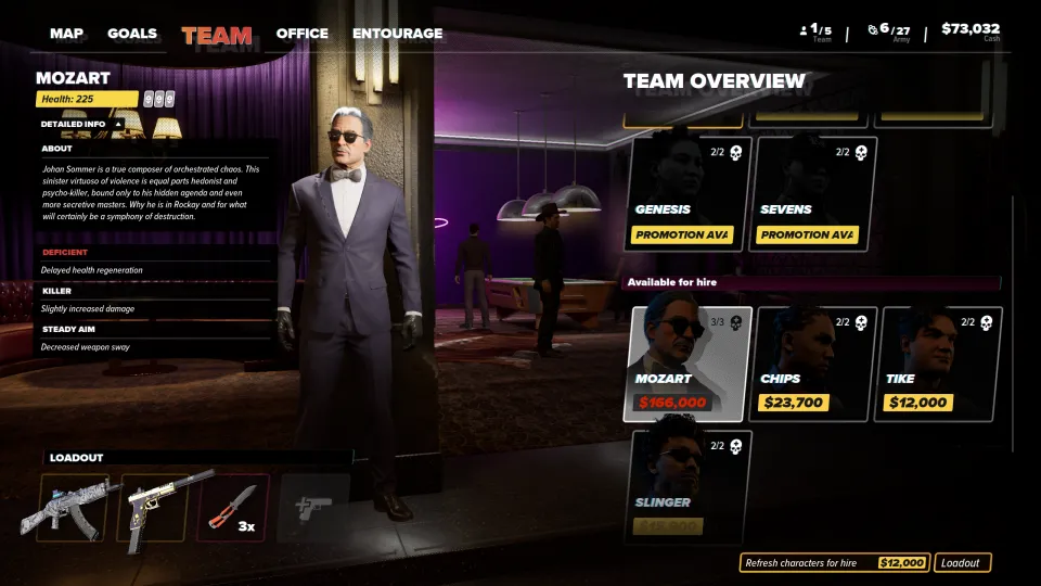 Jakmile se vám podaří našetřit nějaké chechtáky, dostanete se i k zajímavějším parťákům. Jejich případná smrt vás však bude bolet o to víc...