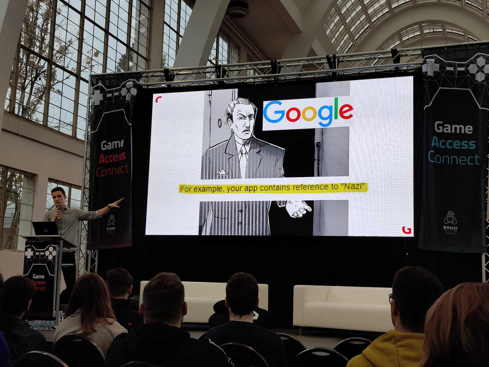 A stejně tak evidentně koukal Google, když se ve hře obsahující historický nacismus objevily nacistické reference. Dnes již historka vyvolává nevěřícné úsměvy, Lukáš Kolek však na dlouhý boj s vyhledávačem, který záměrně skrýval jejich tituly, nevzpomíná úplně v dobrém...