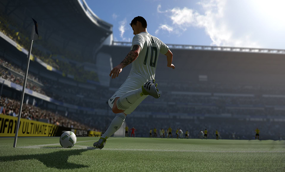 FIFA 17 v prodejích drtivě poráží Pro Evo