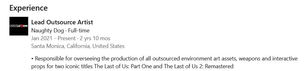 Vývojář zřejmě omylem prozradil remaster The Last of Us Part 2