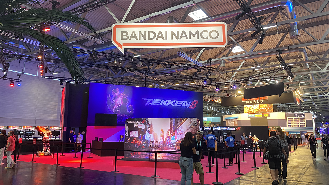 Bandai Namco a Tekken stánek na Gamescom 2023