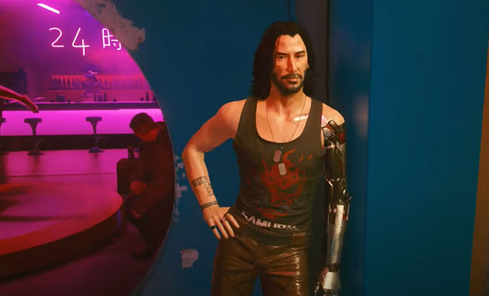 Hrátky s Keanu? Ne, CDPR mod zakázal