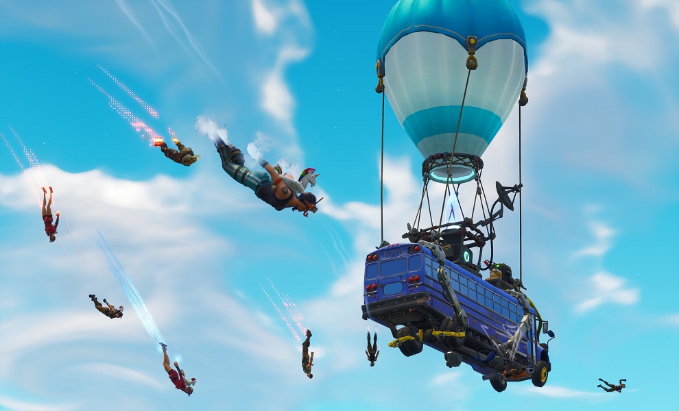 Fortnite autobus nyní létá o 25 % rychleji