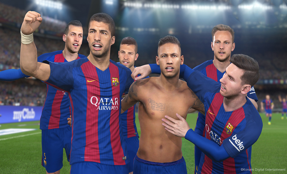 PES 17 má exkluzivní partnerství s FCB