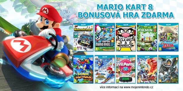 Při nákupu Mario Kart 8 hra zdarma