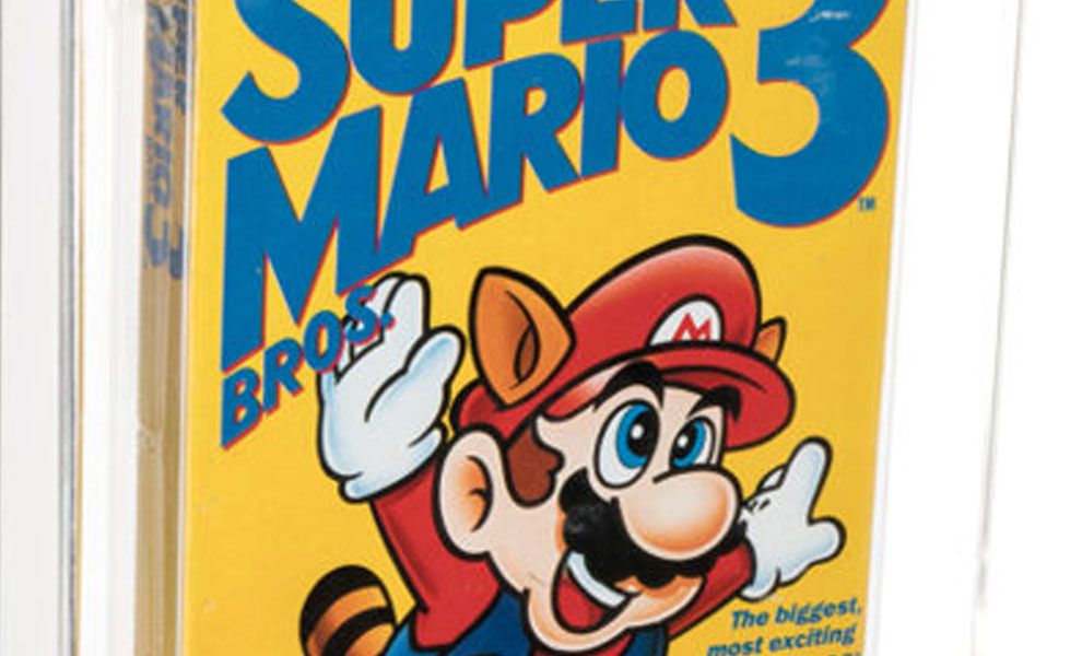 Super Mario Bros. 3 trhlo aukční rekord her