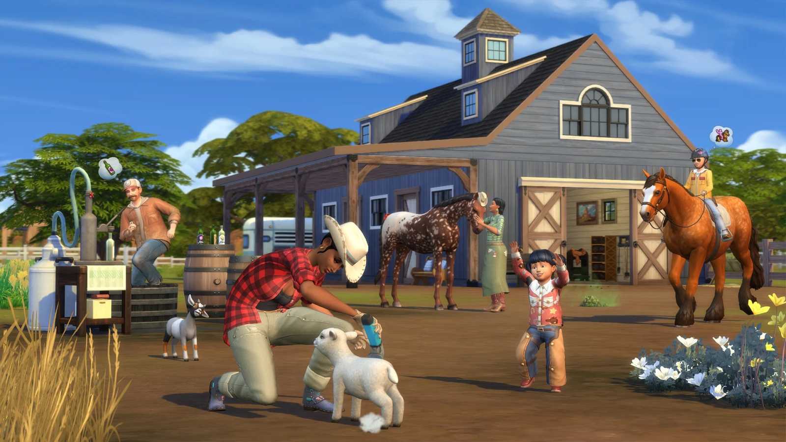 The Sims 4 dostane ještě jedno opravdu velké DLC. Přidá koně a další zvířata