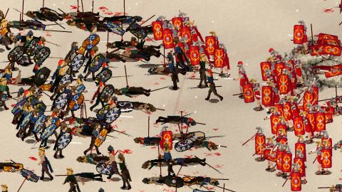 Roma Invicta je pixel-artová variace na Rome: Total War. Kampaň pokoříte zhruba za hodinu