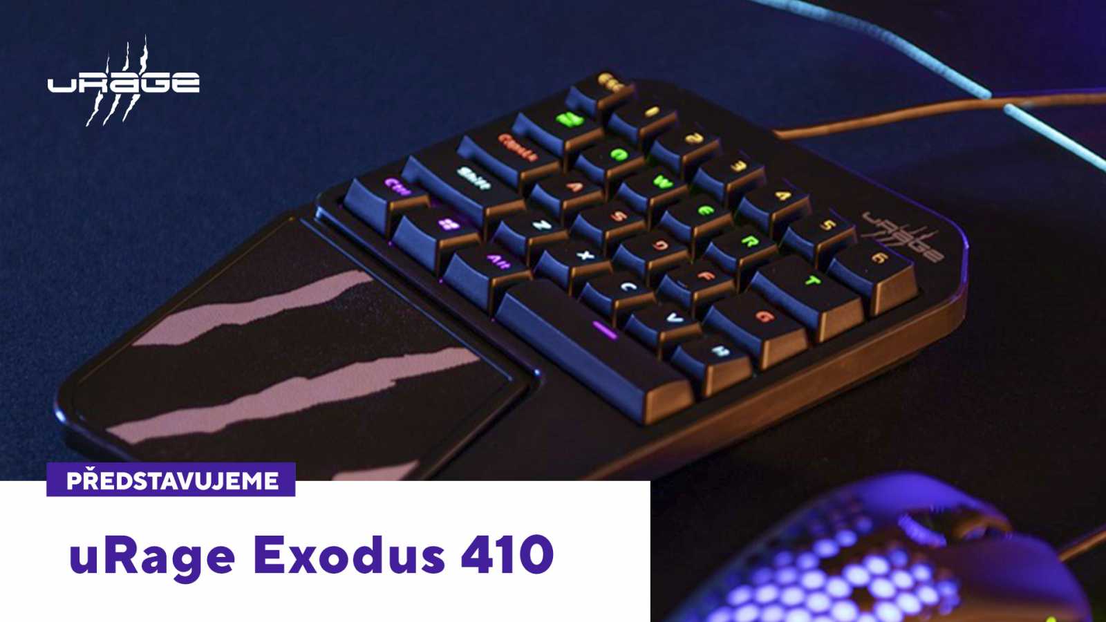 uRage Exodus 410 One Handed – 7 praktických využití pro malou herní klávesnici