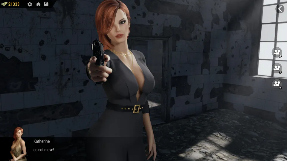 Já bych spíše doporučoval Katherine, aby se moc nepohybovala ona...