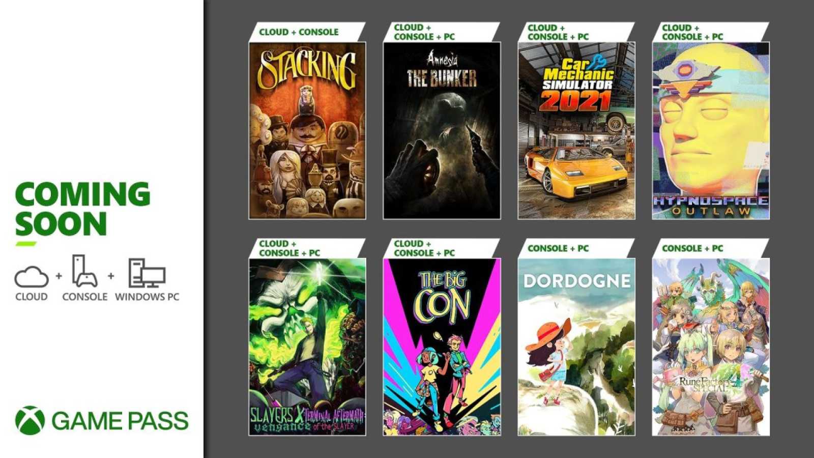 Microsoft odhalil červnovou nabídku služby Xbox Game Pass. Hlavním tahounem je horor od Frictional Games