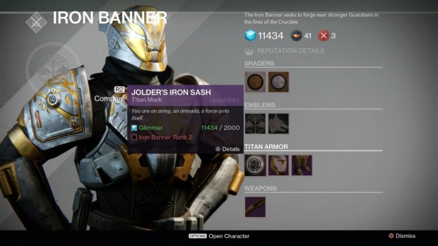 Destiny spouští další Iron Banner