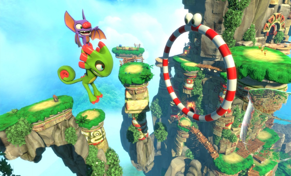 Unity brzdí Switch verzi Yooka-Laylee