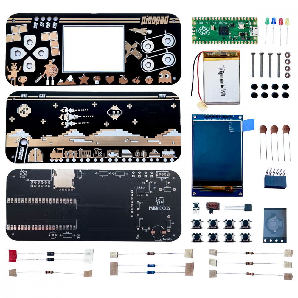 Česká open-source herní konzole PicoPad cílí na domácí kutily i malé nadšence