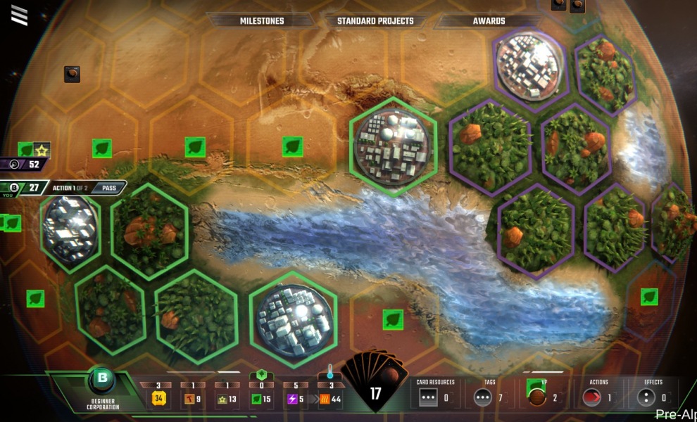 Vyzkoušejte betu Terraforming Mars