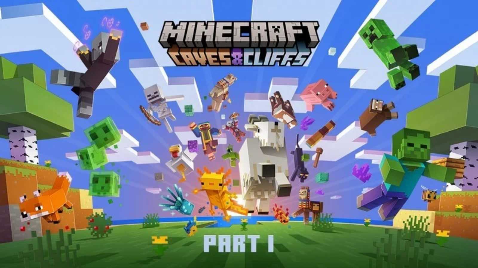 Do Minecraftu přišla první část Caves & Cliffs. Přináší nové bloky, zvířata i předměty