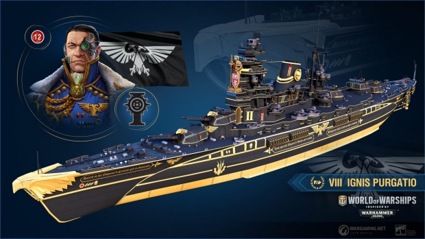 World of Warships dostane skiny z W40K