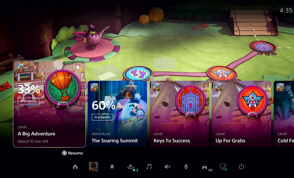 Sony představila dashboard PS5