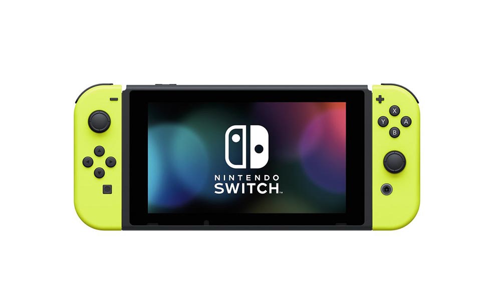 Zářivě žlutý Switch a oznámení řady her