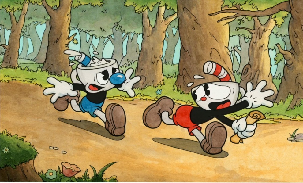 Záběry z hraní Cuphead jsou to pravé retro