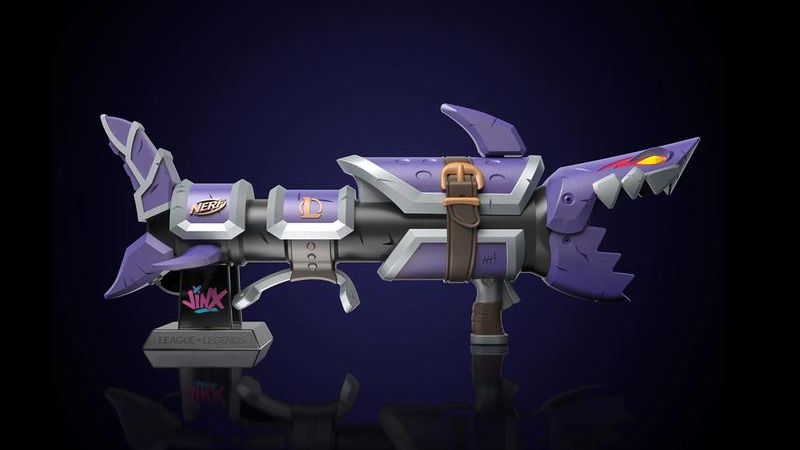 League of Legends dostane vlastní Nerf zbraň, do reality se přetaví raketomet Fishbones, který používá Jinx