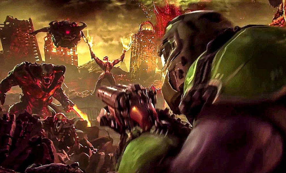 Gameplay z Doom Eternal na Quakeconu