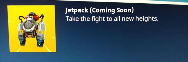 Přibude do Fortnite nový jetpack?