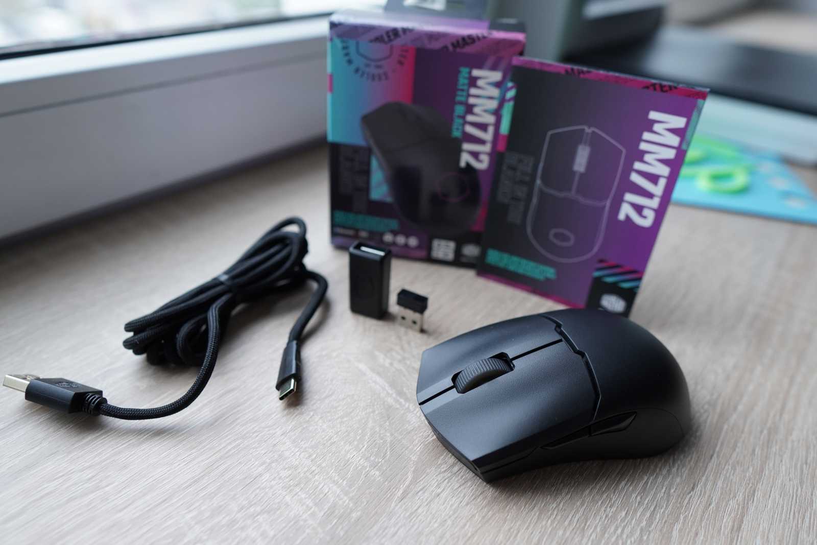 Recenze Cooler Master MM712, malé ale šikovné herní myšky