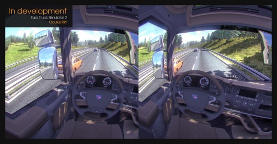 Euro Truck 2 podporuje Oculus Rift