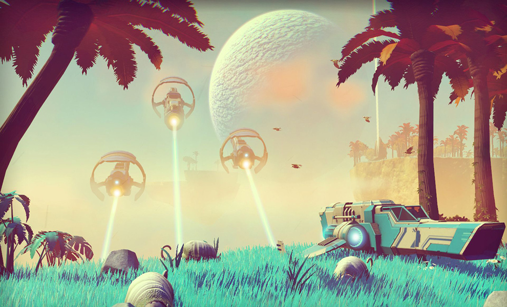 Hudba v No Man's Sky závisí na typu planety