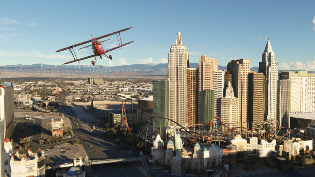 Letíme do Vegas. Microsoft Flight Simulator obdržel další aktualizaci