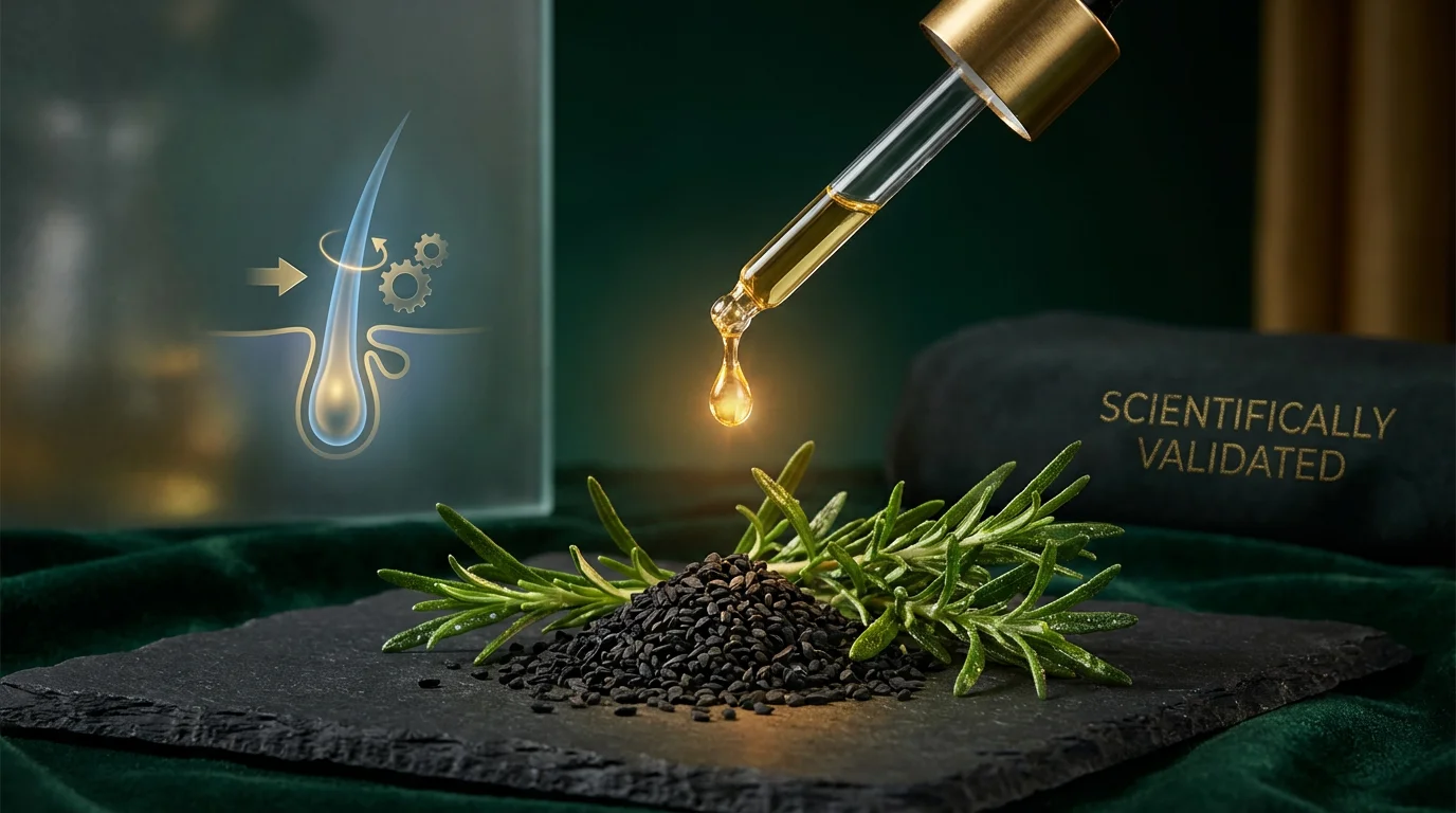 Kalonji & Rosemary to stimulate follicles