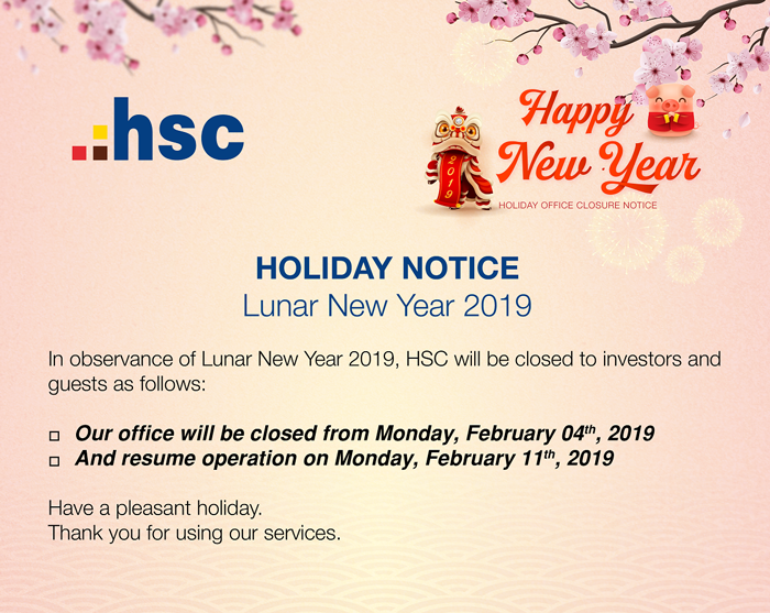 Holiday Office Closure Notice