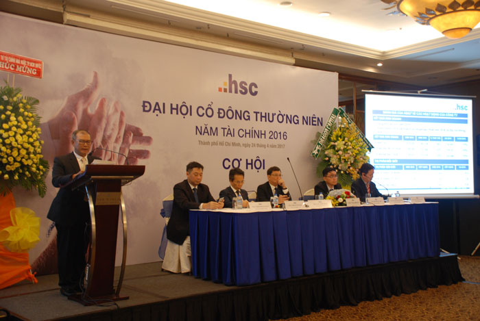 Thông cáo báo chí: Đại hội cổ đông thường niên HSC năm tài chính 2016