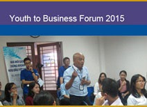 HSC sôi nổi cùng sinh viên tại diễn đàn Youth to Business 2015