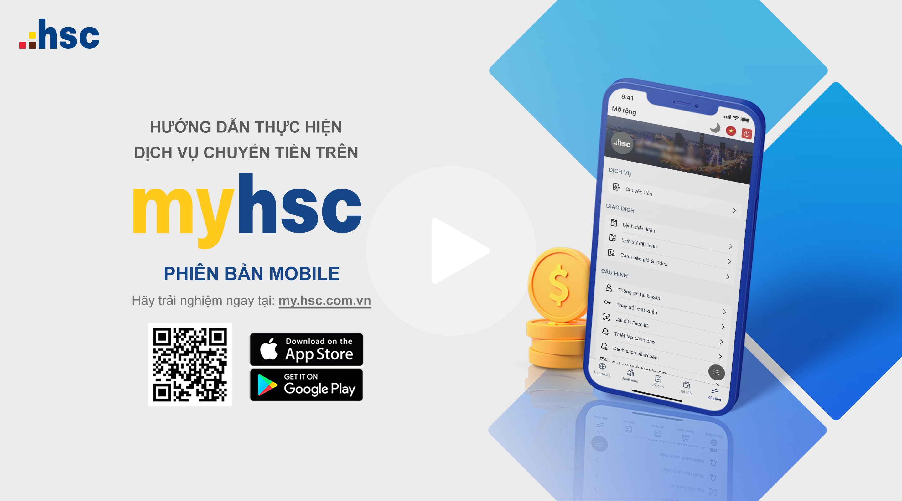 myhsc CHUYEN TIEN HUONG DAN MOBILE