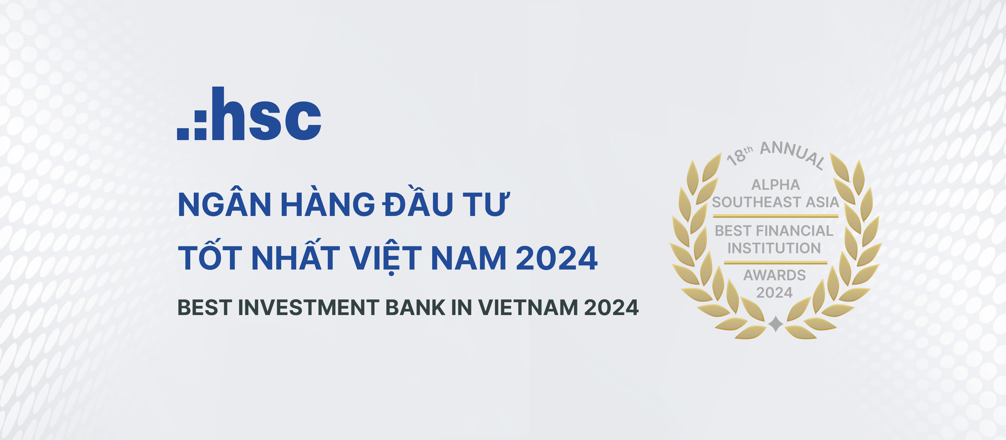 HSC – “Best Investment Bank in Vietnam” – Awarded by Alpha Southeast Asia