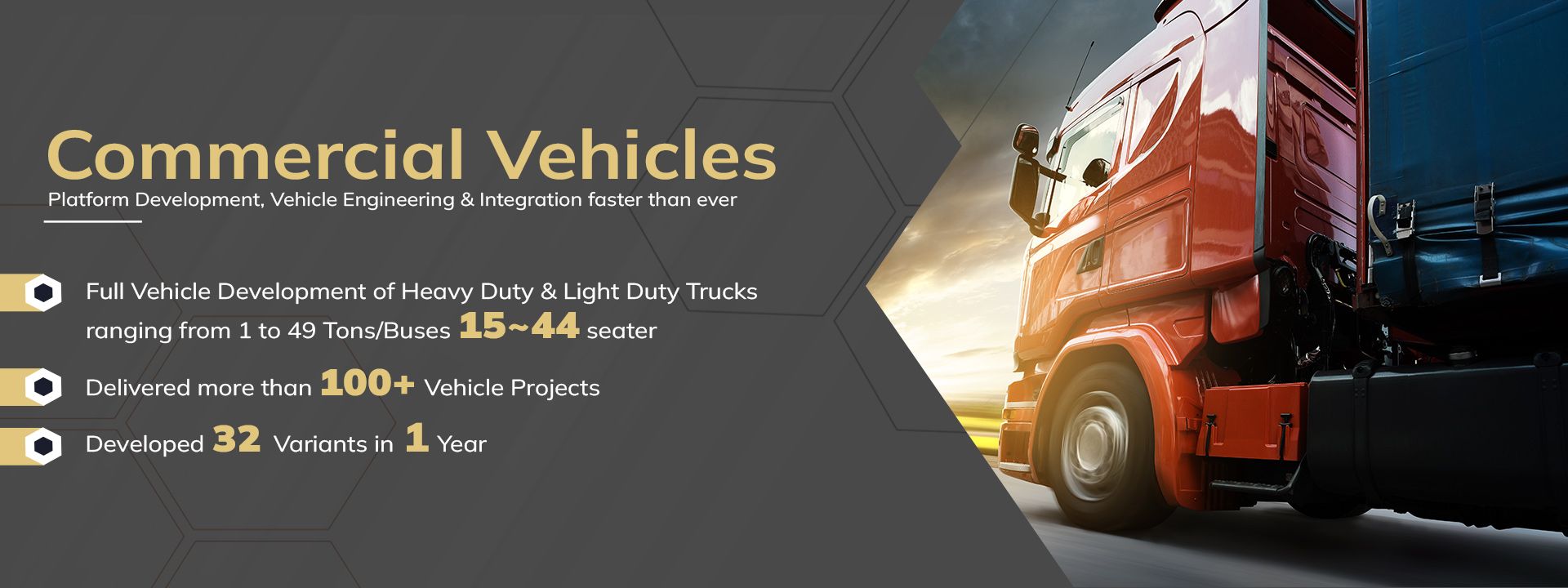 Hinduja Tech_Product Development Services_Commercial Vehicles_Banner