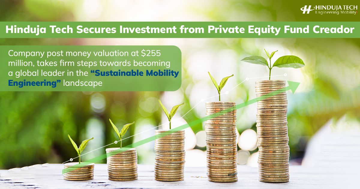 Hinduja Tech Secures Investment from Private Equity Fund Creador