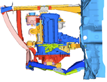 Offset Frontal Crash Impact Analysis