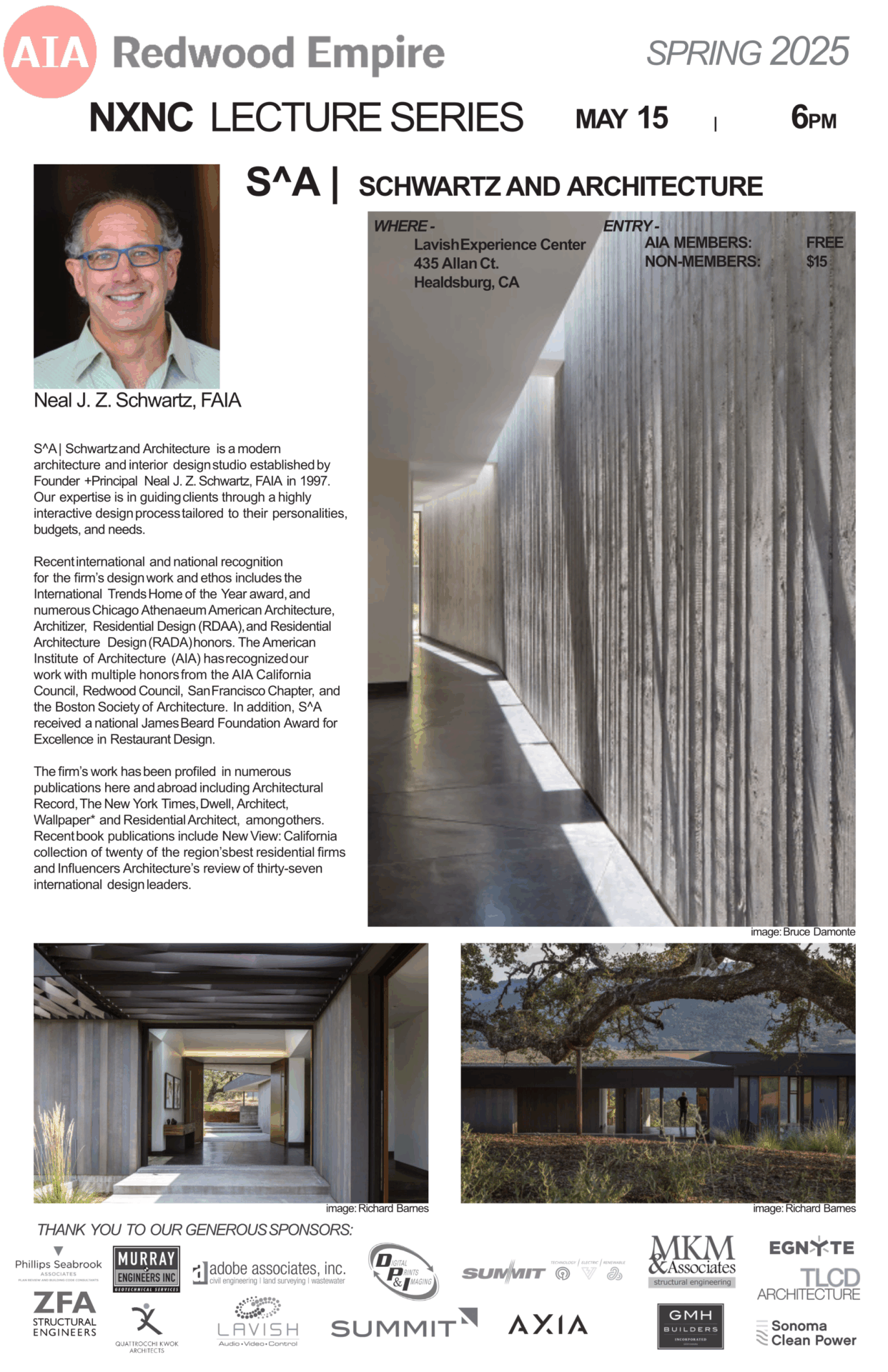 North by North Coast Spring Lecture feat. Neal J.Z. Schwartz, FAIA