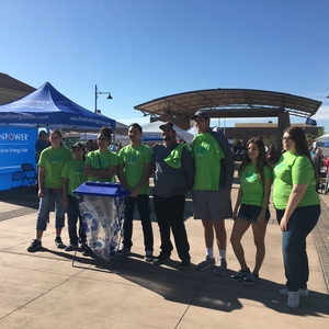 NMSU Earth Day volunteers from the College of Business