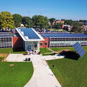 Lombardo Welcome Center from Above