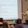 Anne Gillies, Search Advocate Program Director, shares current research about implicit bias, diversity, inclusive employment principles, and effective ways to be an advocate on a search committee. According to reviews of 2014-15 Oregon State University employment searches, those with Search Advocates resulted in hiring candidates from underrepresented groups in 25 percent of the cases, compared to 11 percent for those without advocates.