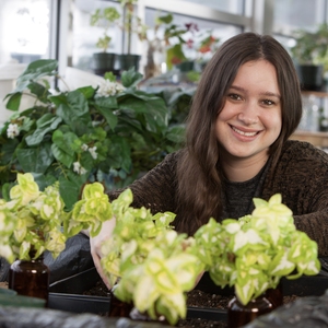 Environmental Science major learns horticulture first-hand
