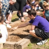 JMU Geography Students Celebrate 10 Years of Gardening at Local Elementary School
