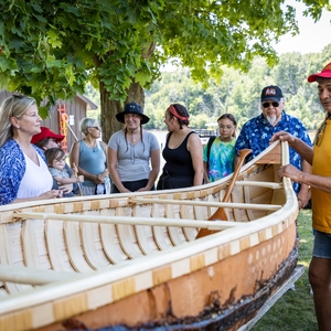 Mohawk College Birch Bark Canoe