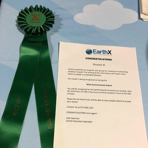 The Dallas County Community College District Booth Won an Award at EarthX!