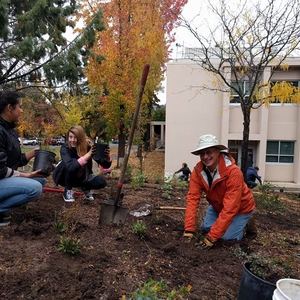 SOU Students Celebrating Arbor Day